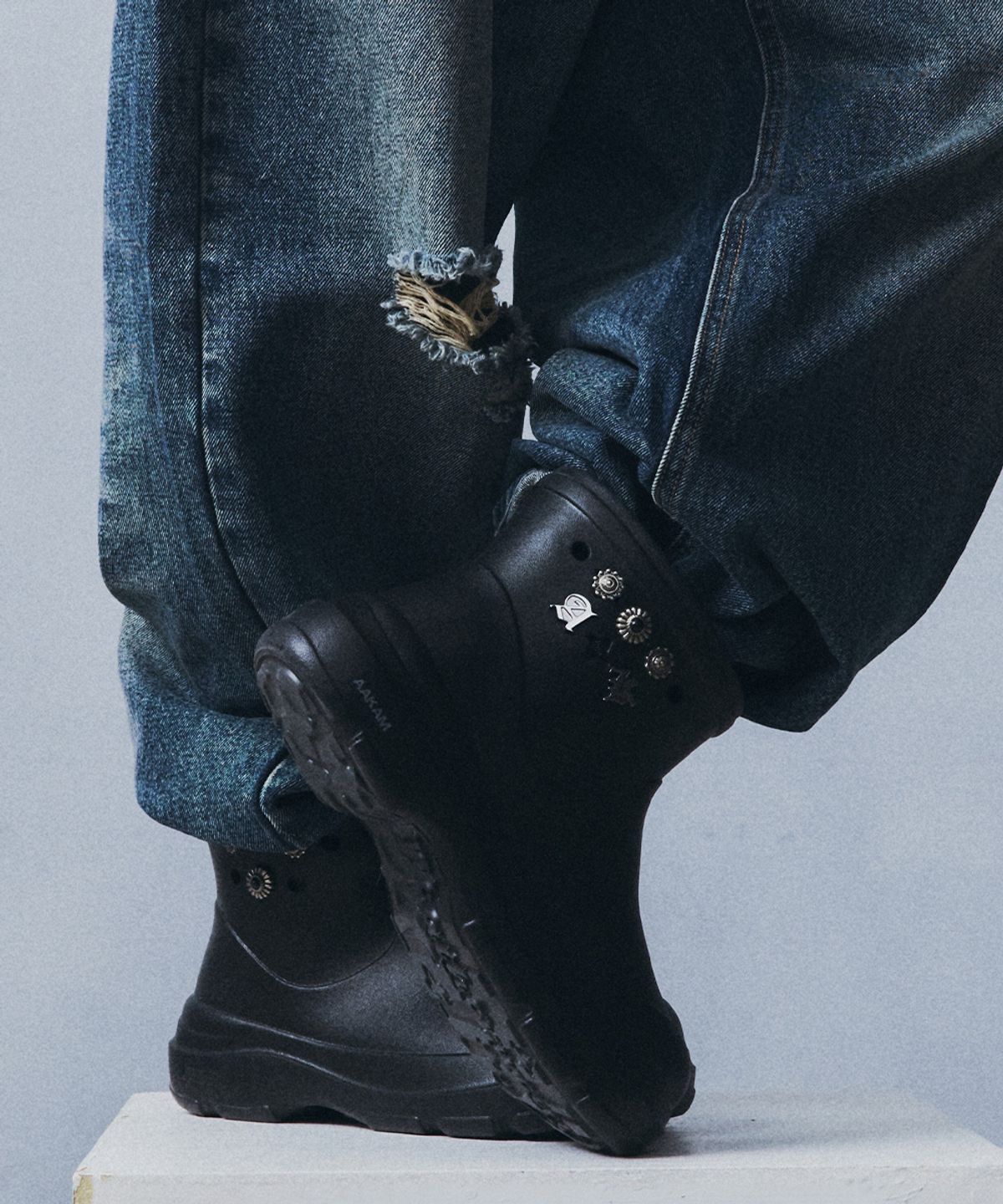 락피쉬웨더웨어(ROCKFISH WEATHERWEAR) [× AAKAM] HAYDEN BOOTS - BLACK