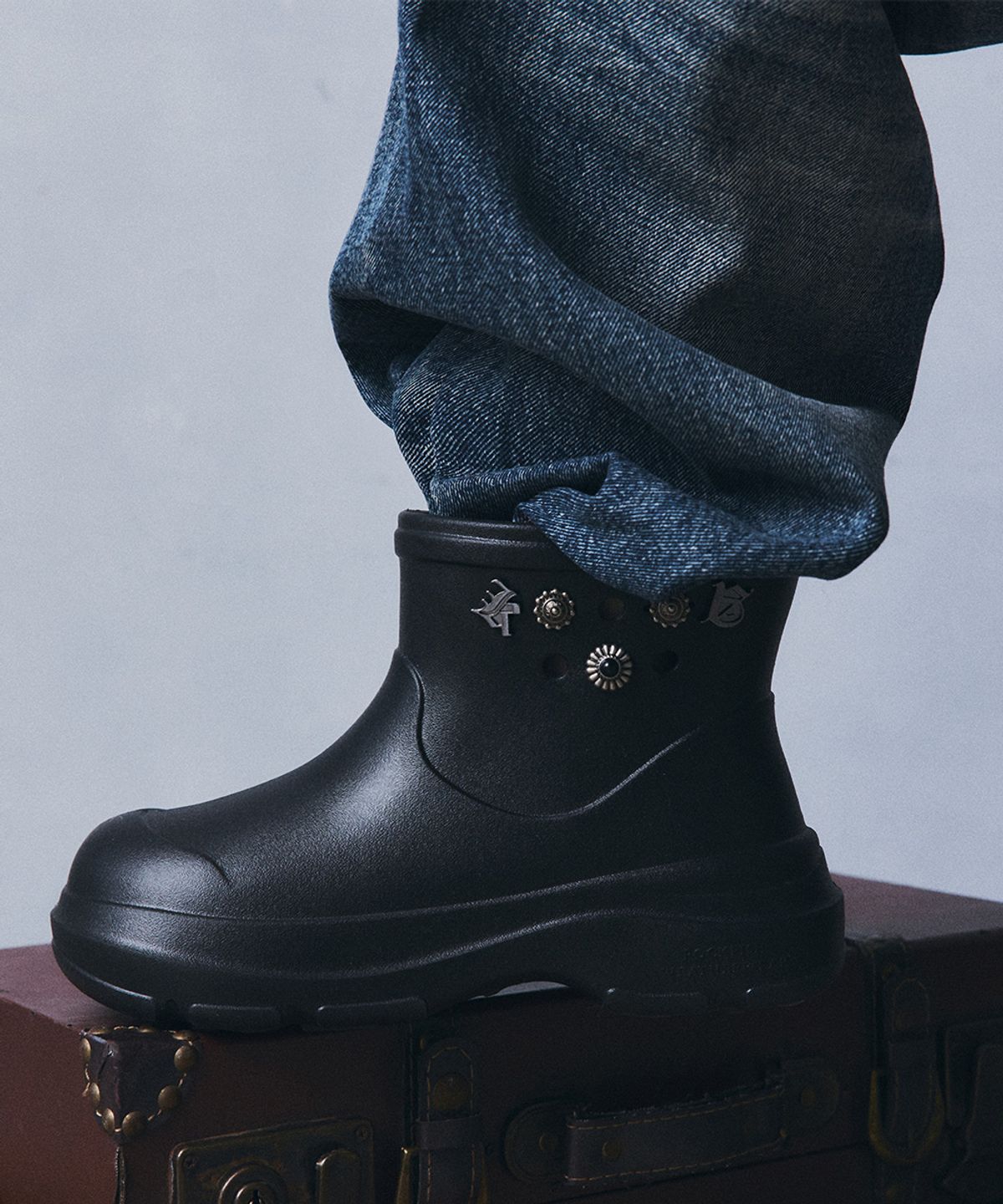 락피쉬웨더웨어(ROCKFISH WEATHERWEAR) [× AAKAM] HAYDEN BOOTS - BLACK