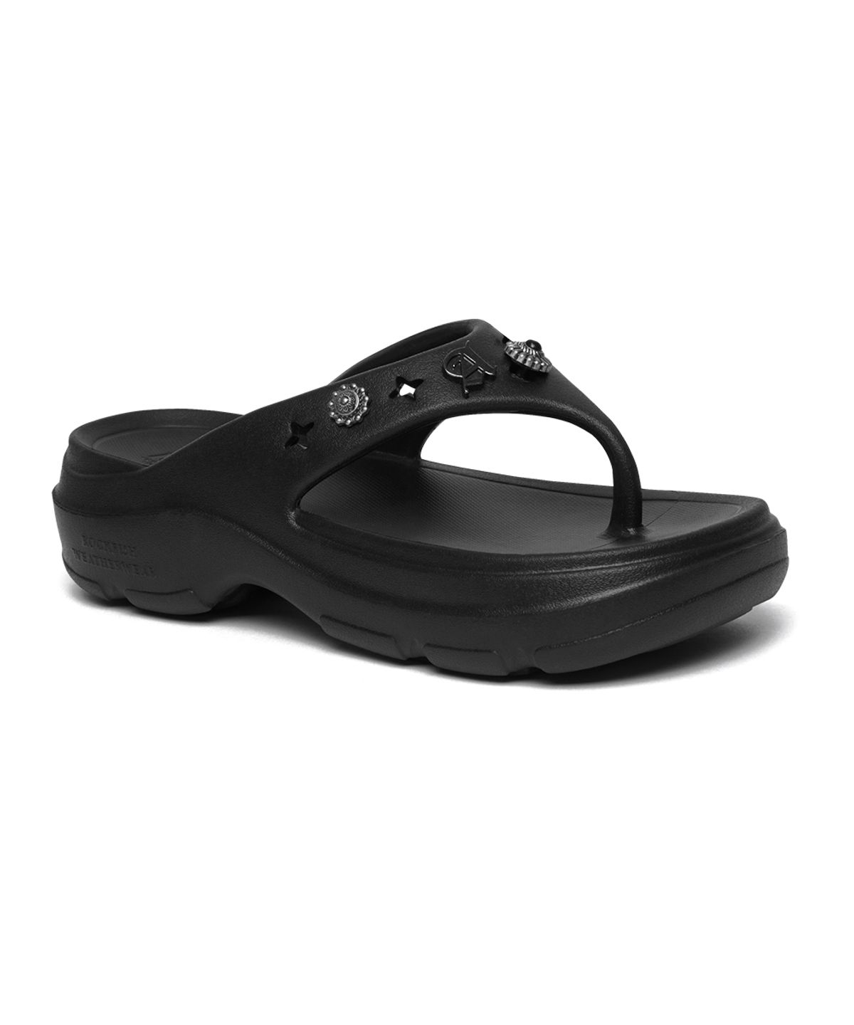 락피쉬웨더웨어(ROCKFISH WEATHERWEAR) [× AAKAM] HAYDEN FLIPFLOP - BLACK