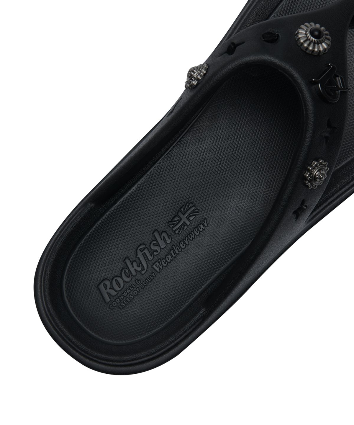 락피쉬웨더웨어(ROCKFISH WEATHERWEAR) [× AAKAM] HAYDEN FLIPFLOP - BLACK