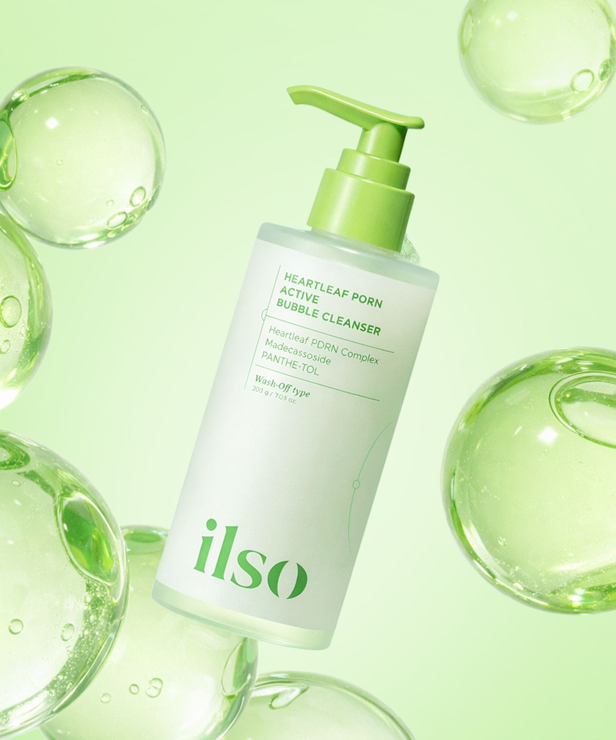 일소(ILSO) 어성초 PDRN 액티브 버블 클렌저 200ml