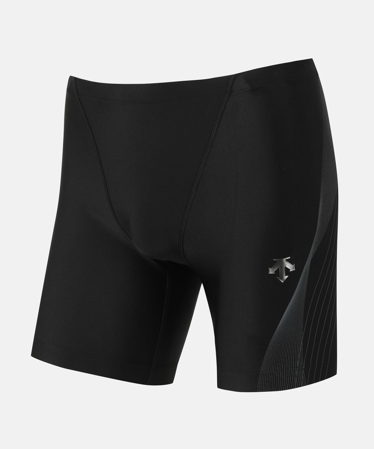 데상트(DESCENTE) 그래픽 6.5부 스윔 쇼츠 블랙 SR221EKL52