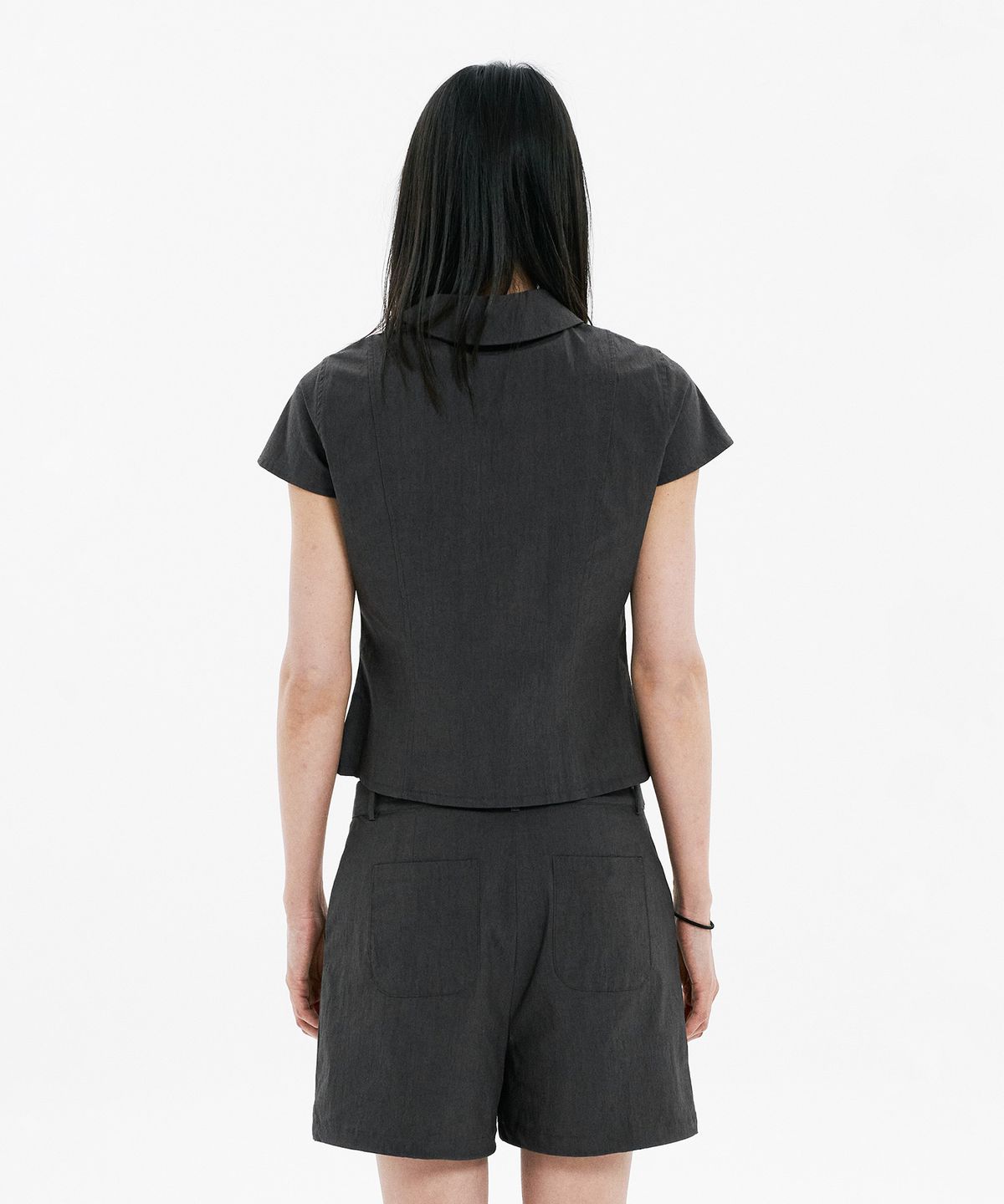 하나히(HANAHI) Double pocket shorts GREY