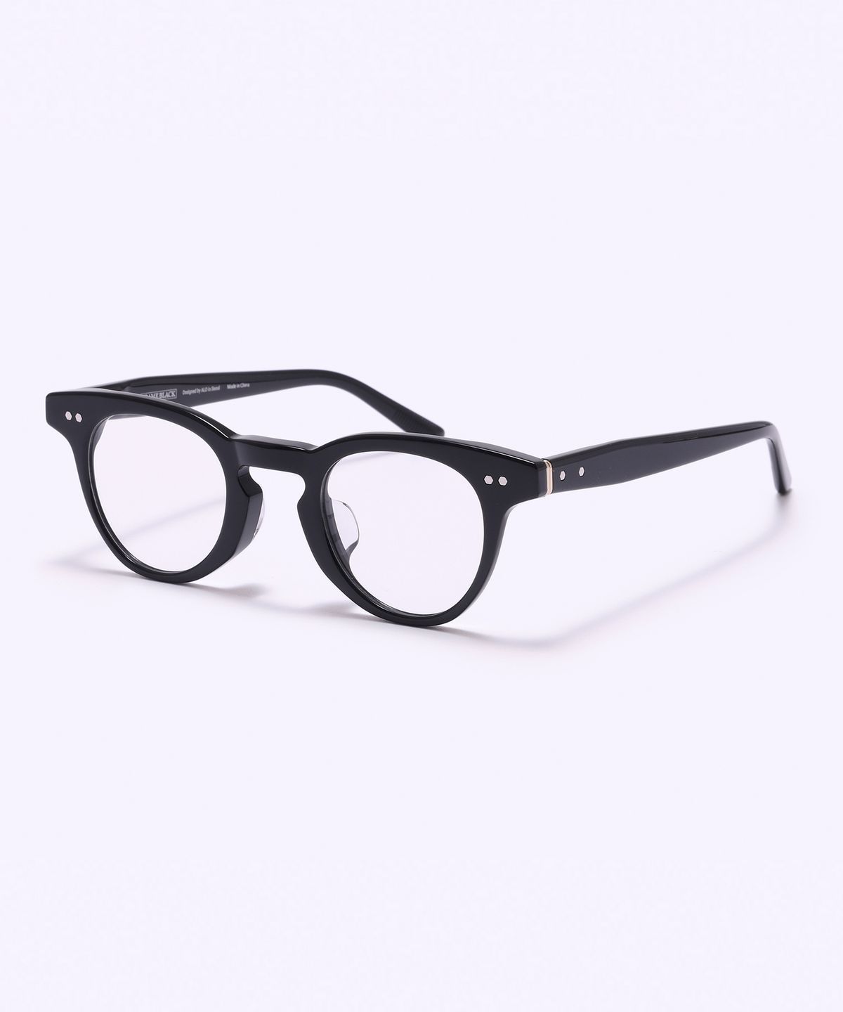 알로아이웨어(ALO EYEWEAR) [FRAME BLACK] FBG7601 0909G 아세테이트 블랙 안경테 블루라이트 렌즈 선택