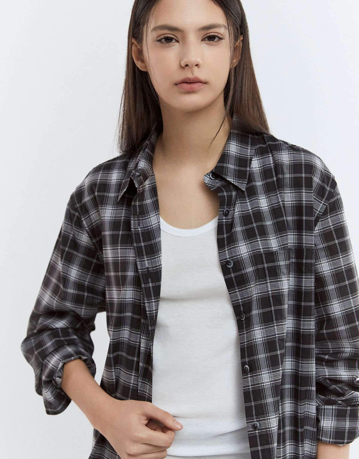 지오다노(GIORDANO) 루즈핏 쉬어 긴팔 셔츠 346512 [5color]