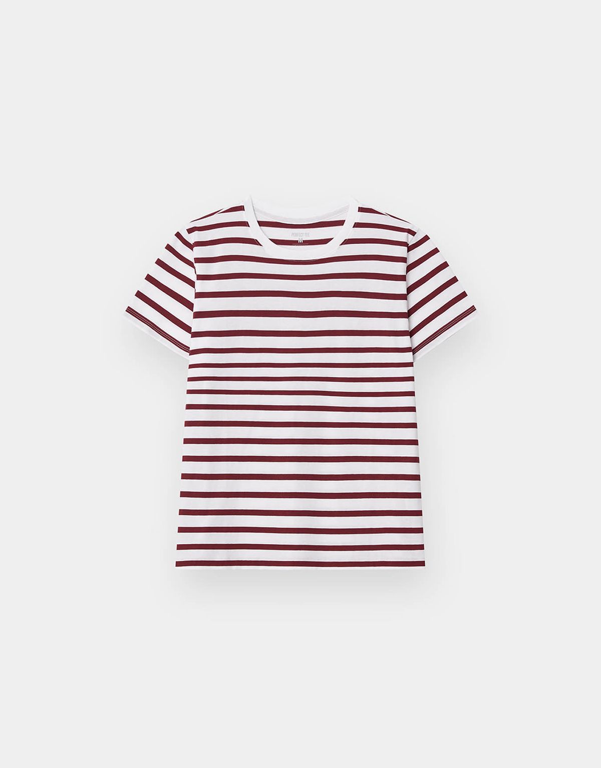 지오다노(GIORDANO) 퍼펙트 크루넥 스트라이프 반팔티 326518 [8color]