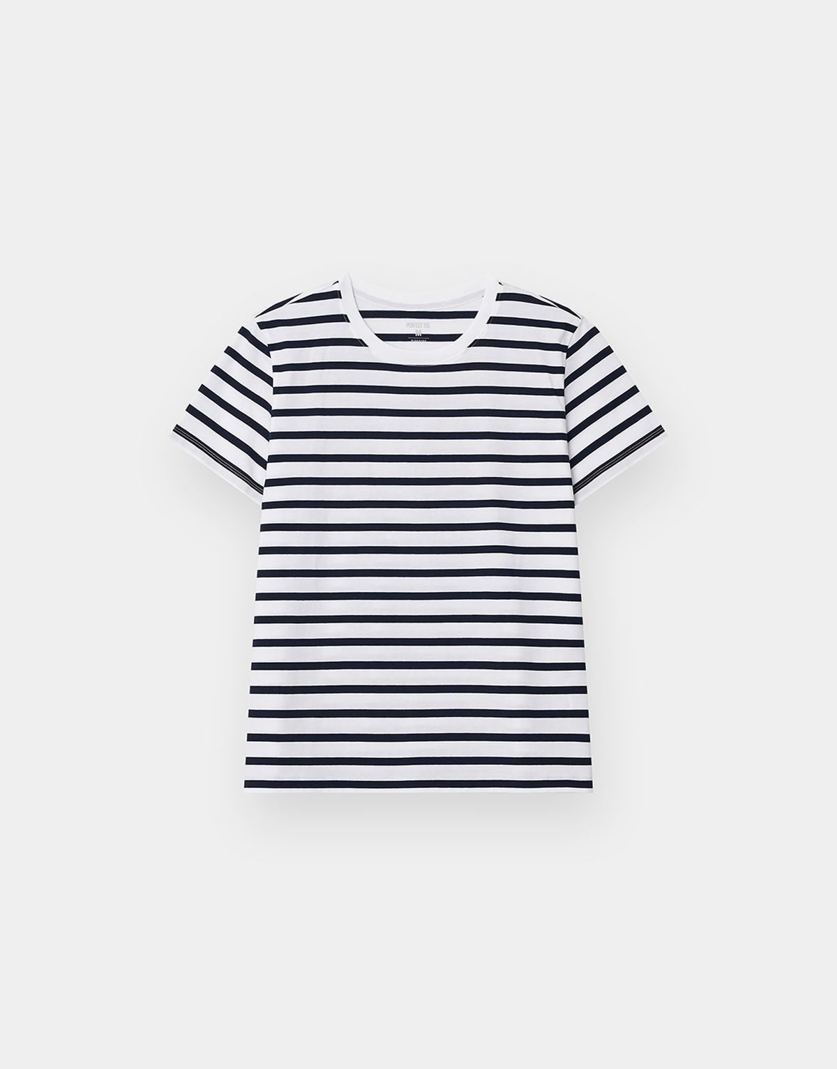 지오다노(GIORDANO) 퍼펙트 크루넥 스트라이프 반팔티 326518 [8color]