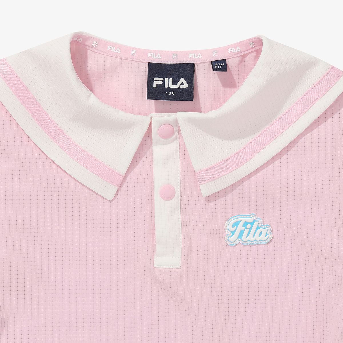휠라 키즈(FILA KIDS) 세일러 우븐 원피스