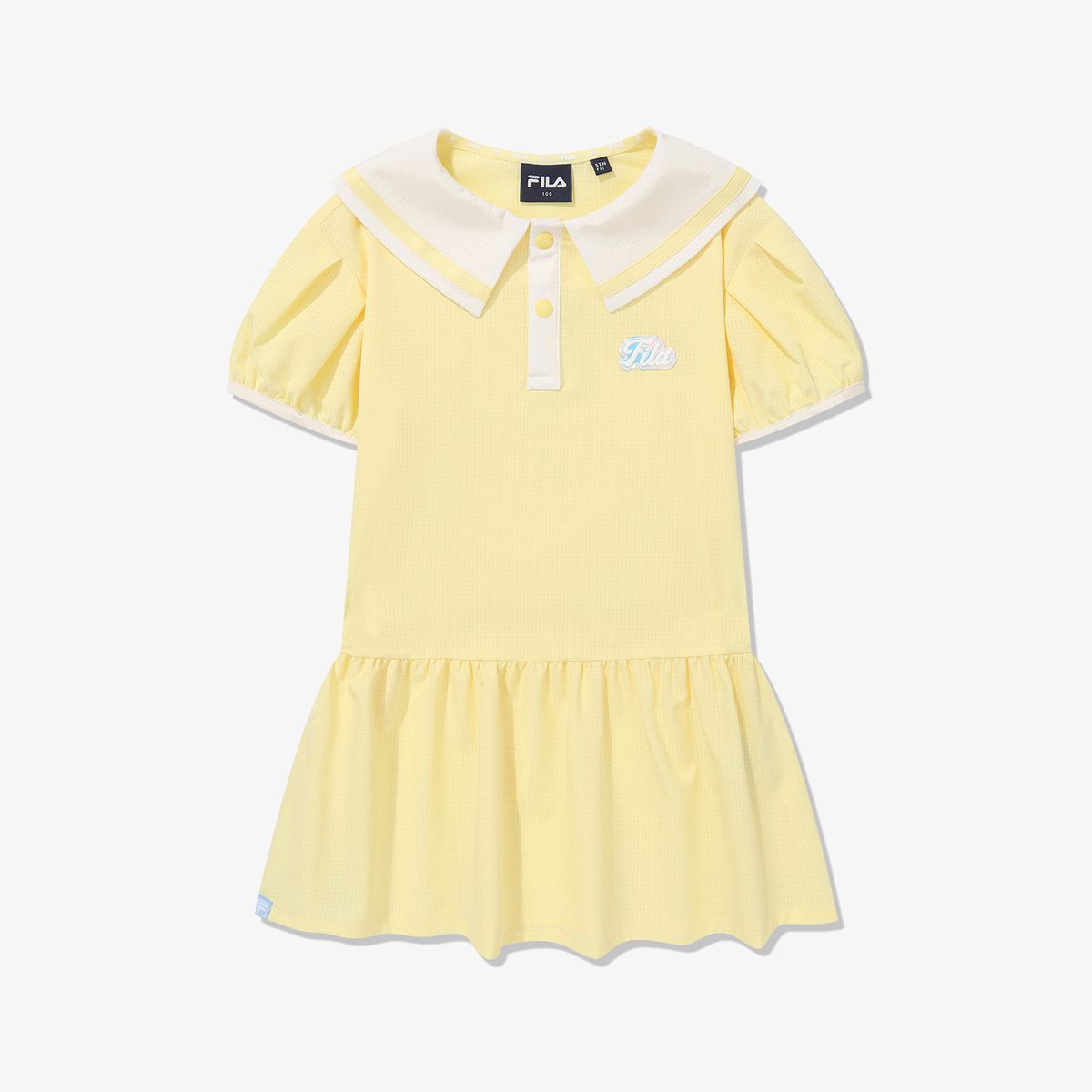 휠라 키즈(FILA KIDS) 세일러 우븐 원피스