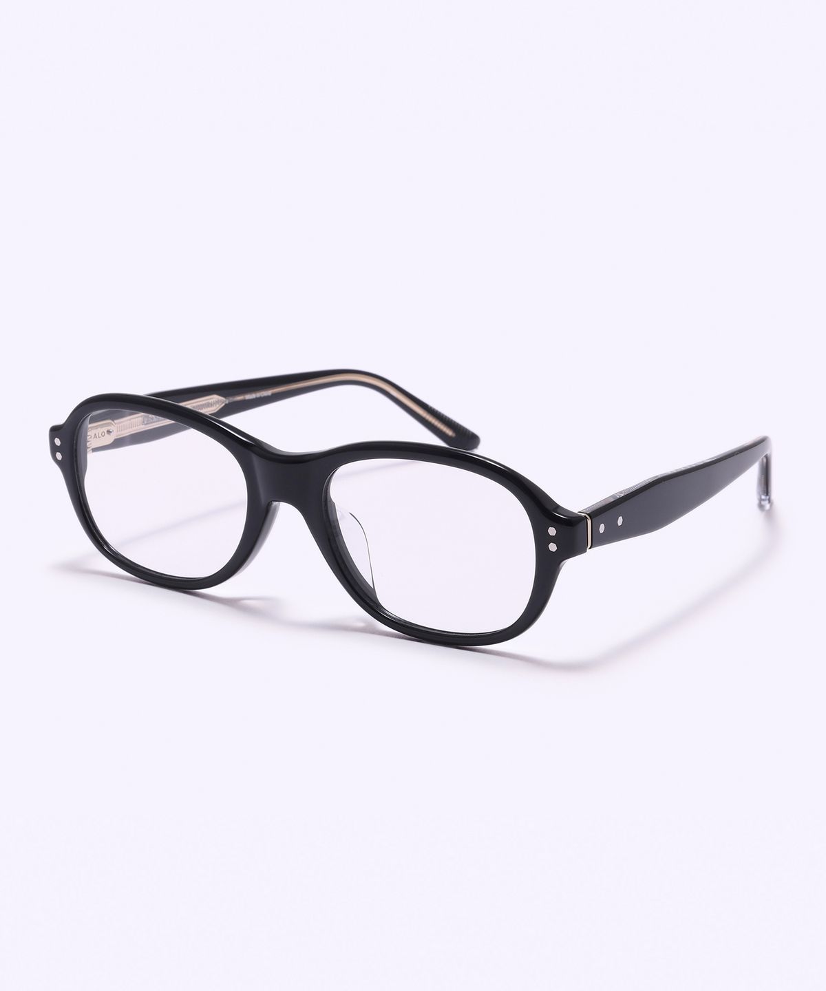 알로아이웨어(ALO EYEWEAR) [FRAME BLACK] FBG7602 0920G 아세테이트 블랙 안경테 블루라이트 렌즈 선택