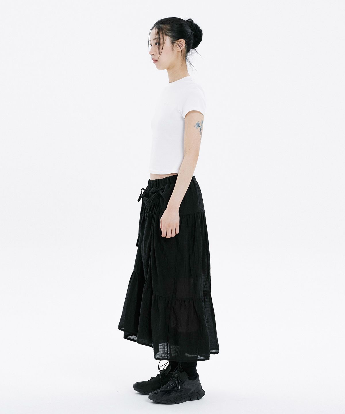 하나히(HANAHI) Hanahi crop top WHITE