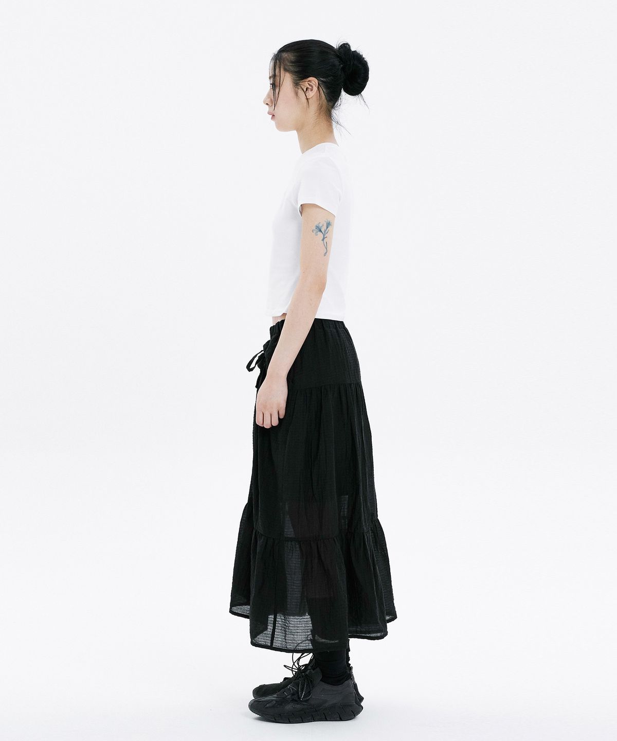 하나히(HANAHI) Hanahi crop top WHITE