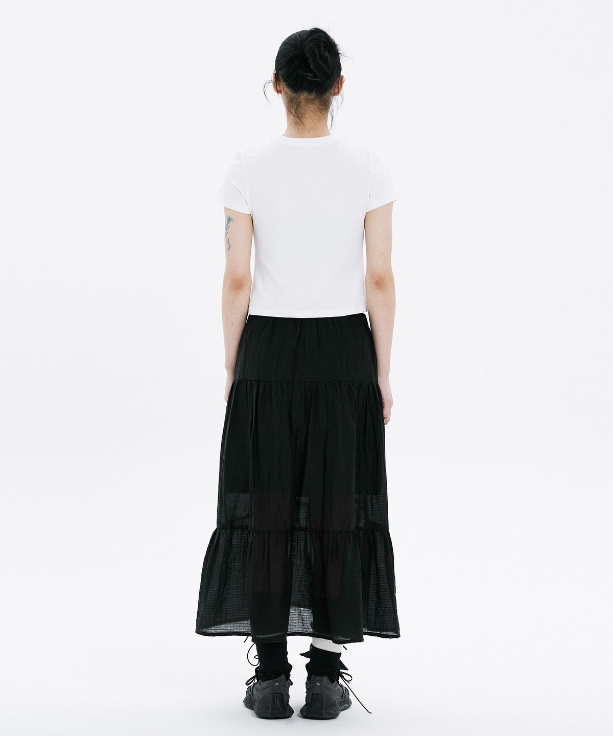 하나히(HANAHI) Hanahi crop top WHITE