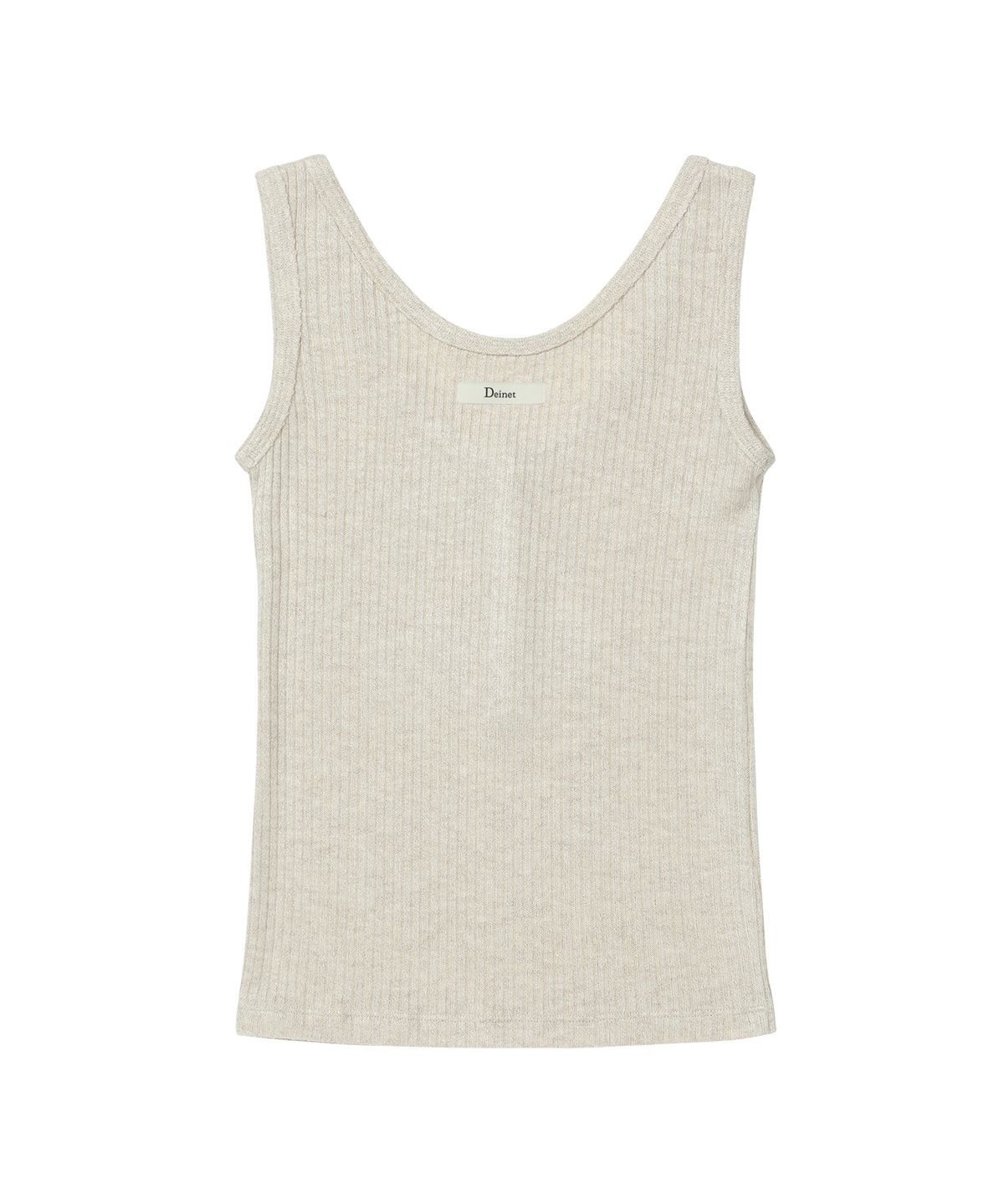다이닛(DEINET) BUTTON POINT SLEEVELESS IN BEIGE