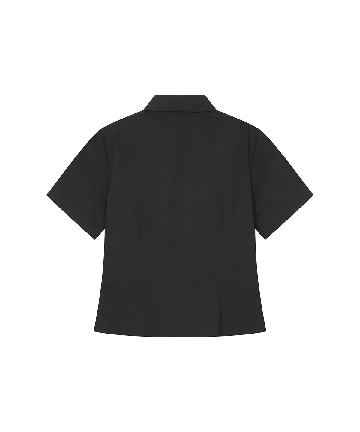 하나히(HANAHI) Under pocket half shirts BLACK