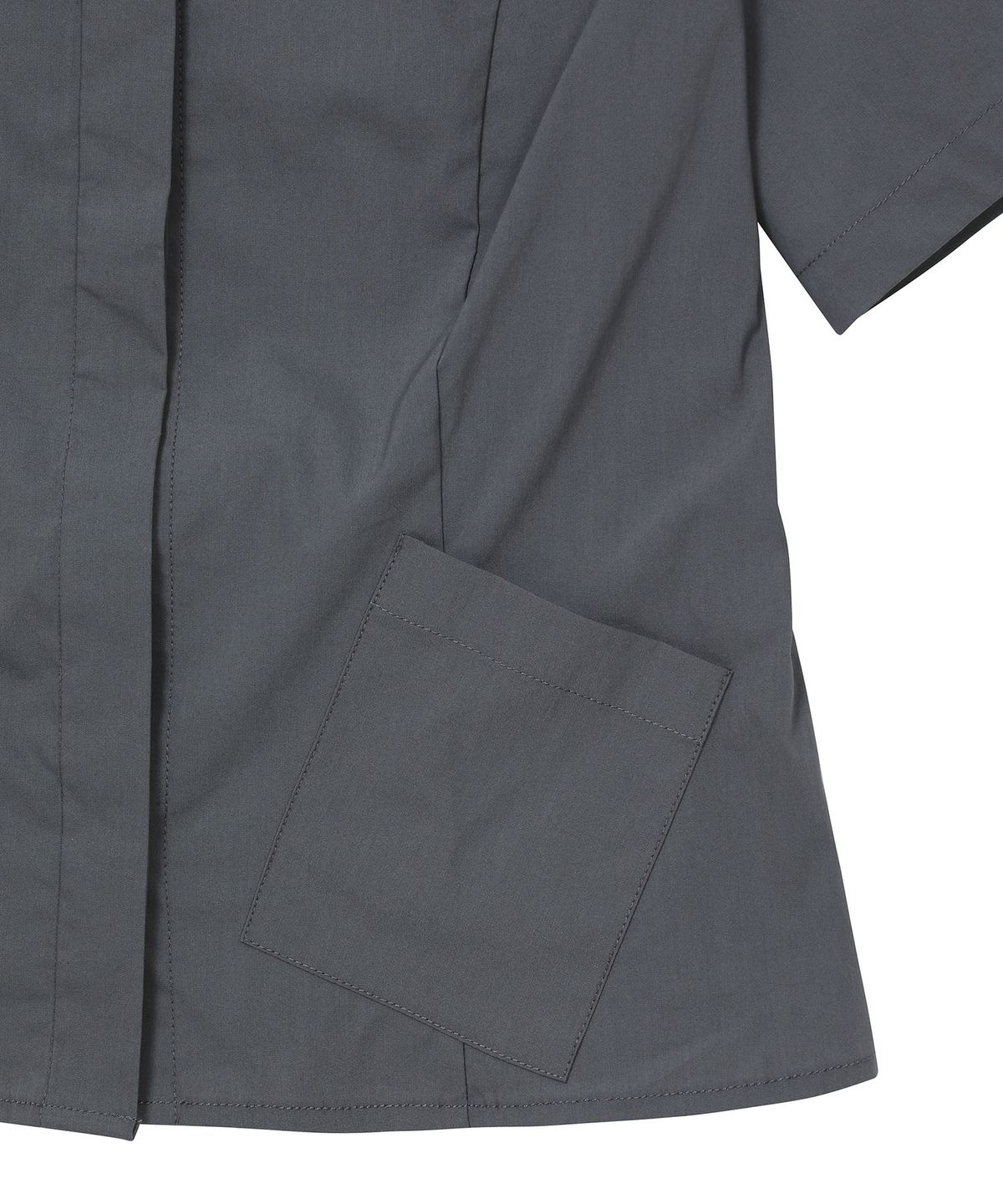 하나히(HANAHI) Under pocket half shirts GREY