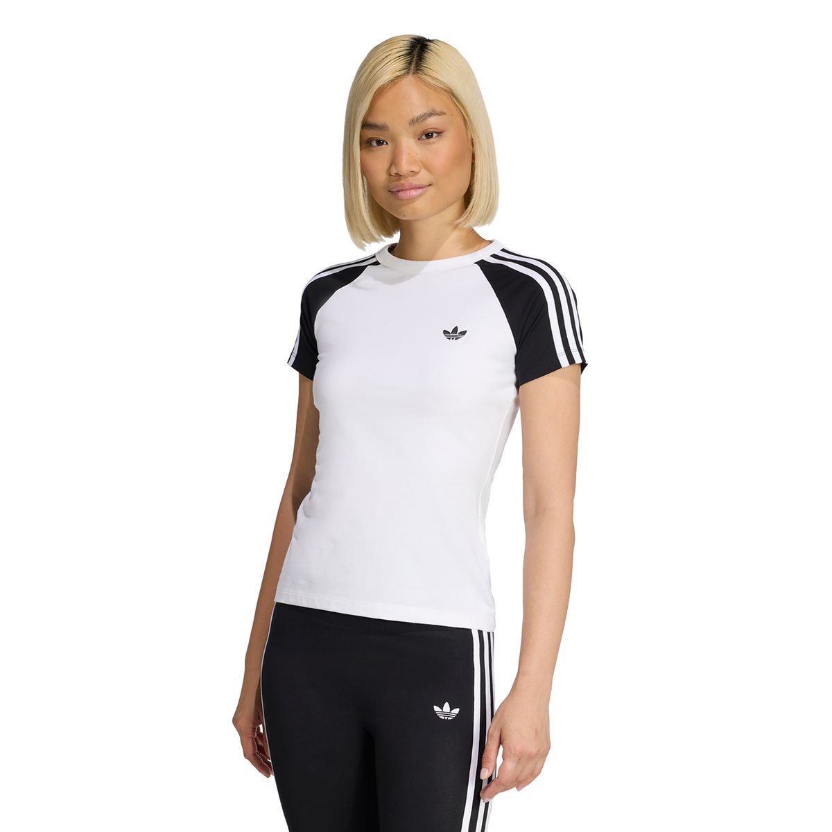 아디다스(ADIDAS) 슈퍼스타 티셔츠 - 화이트:블랙 / KD3799