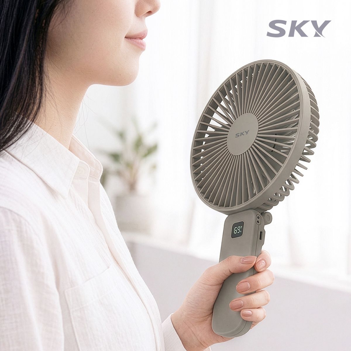 스카이 케어(SKY CARE) 윈드 와이드 빅팬 접이식 선풍기