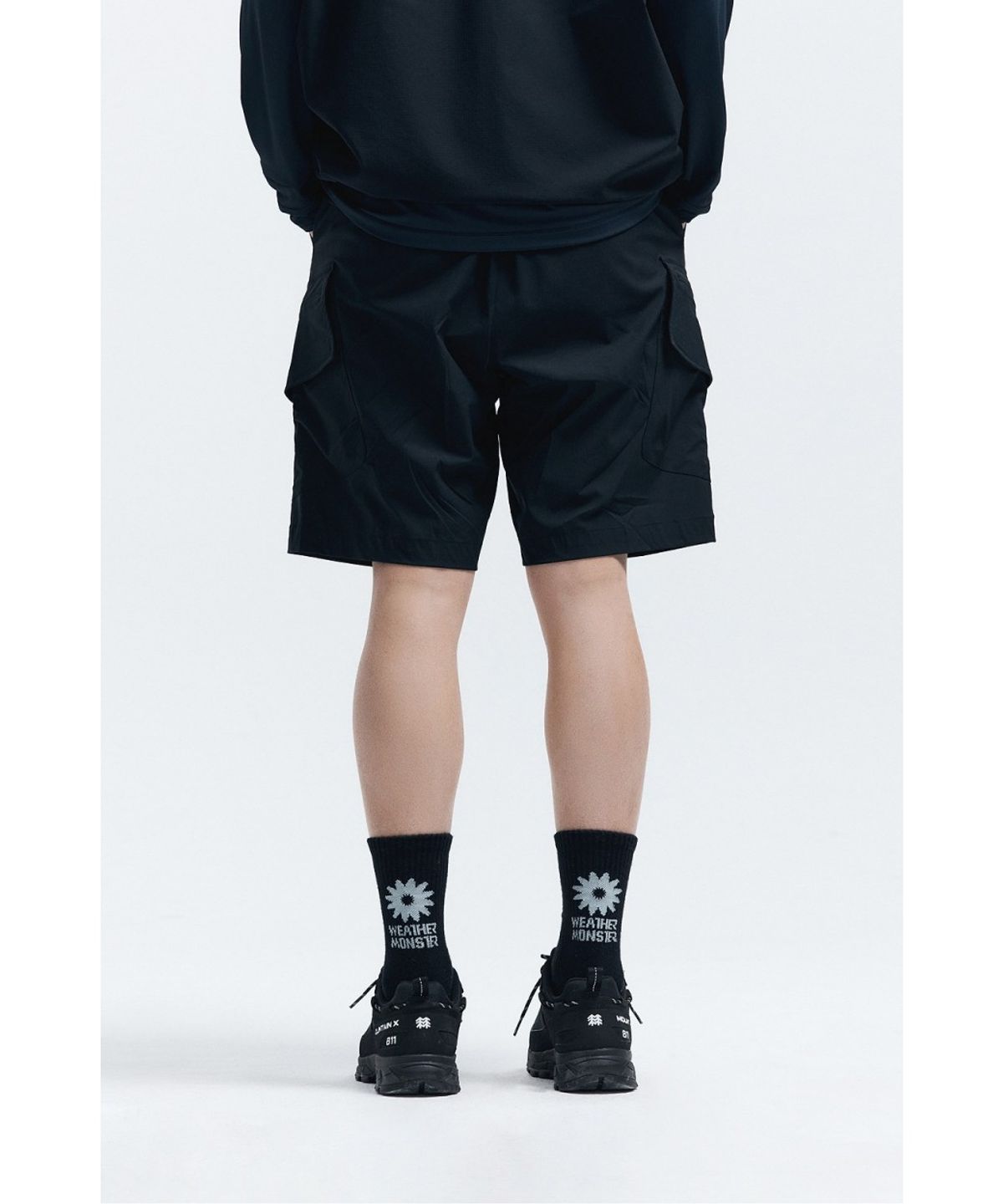 코오롱스포츠(KOLON SPORT) WM 남성 유틸리티 스트레치 립스탑 카고 쇼츠 8GPOM26201BLK
