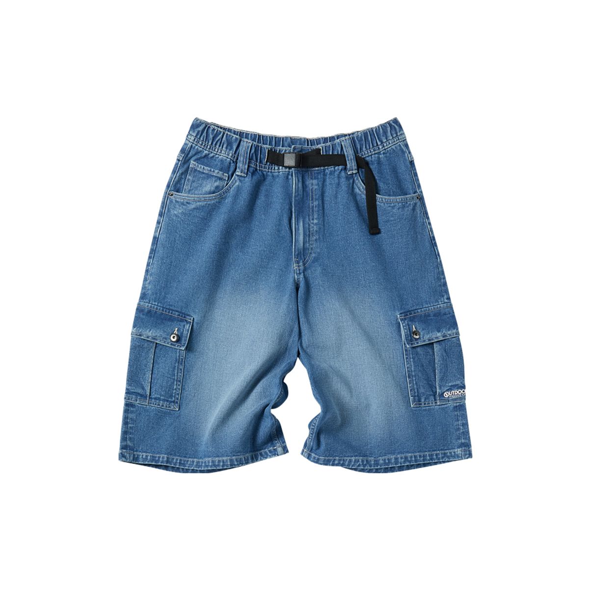 아웃도어 프로덕츠(OUTDOOR PRODUCTS) 버뮤다 데님 카고 숏츠 (라이트블루)