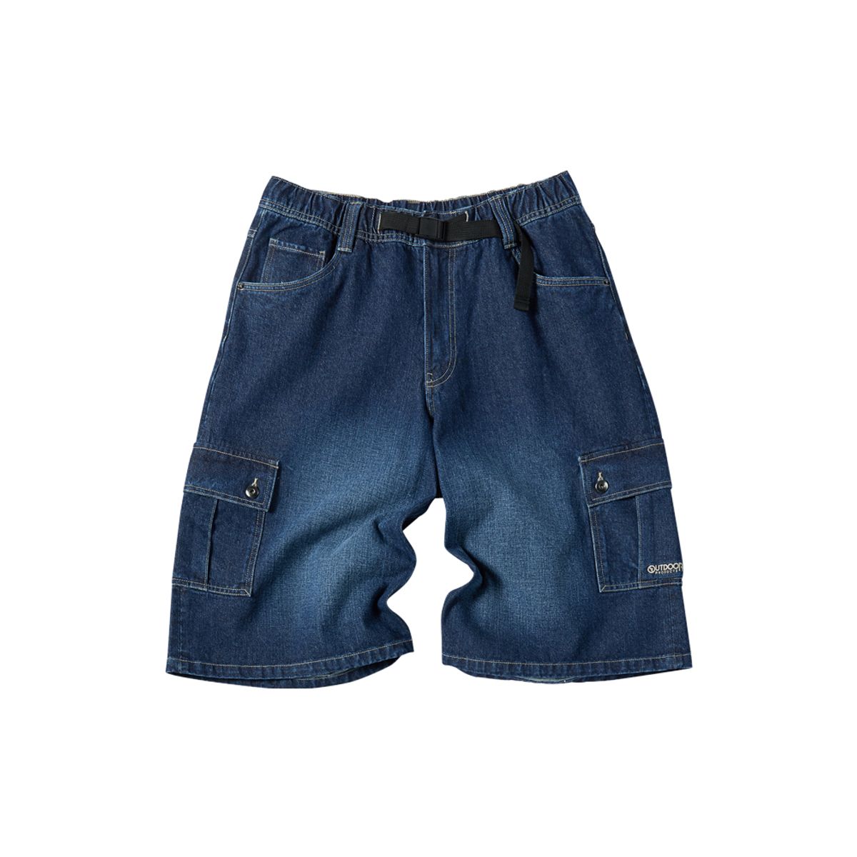 아웃도어 프로덕츠(OUTDOOR PRODUCTS) 버뮤다 데님 카고 숏츠 (인디고블루)