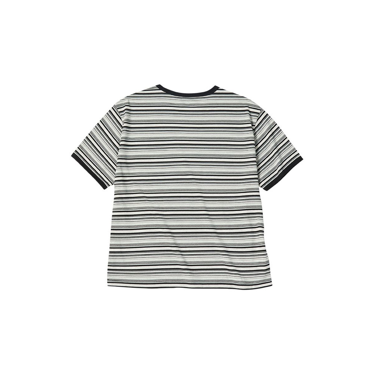 아웃도어 프로덕츠(OUTDOOR PRODUCTS) 여성 스트라이프 링거 티셔츠 (블랙)