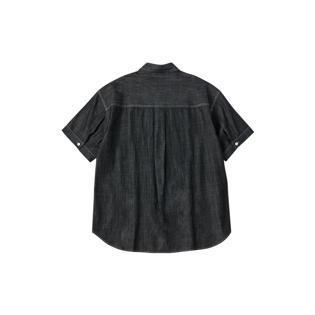 아웃도어 프로덕츠(OUTDOOR PRODUCTS) 데님 반팔 셔츠 (블랙)