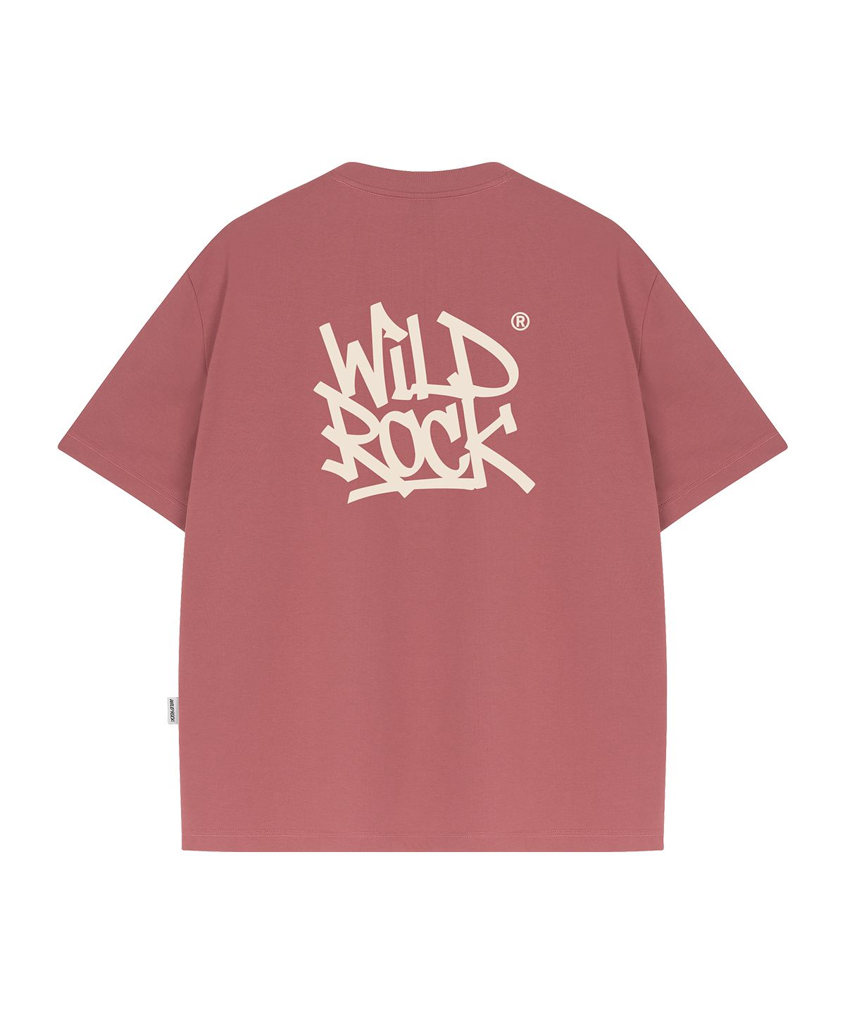 와일드락(WILDROCK) Tag Logo 쿨코튼 오버핏 반팔 티셔츠