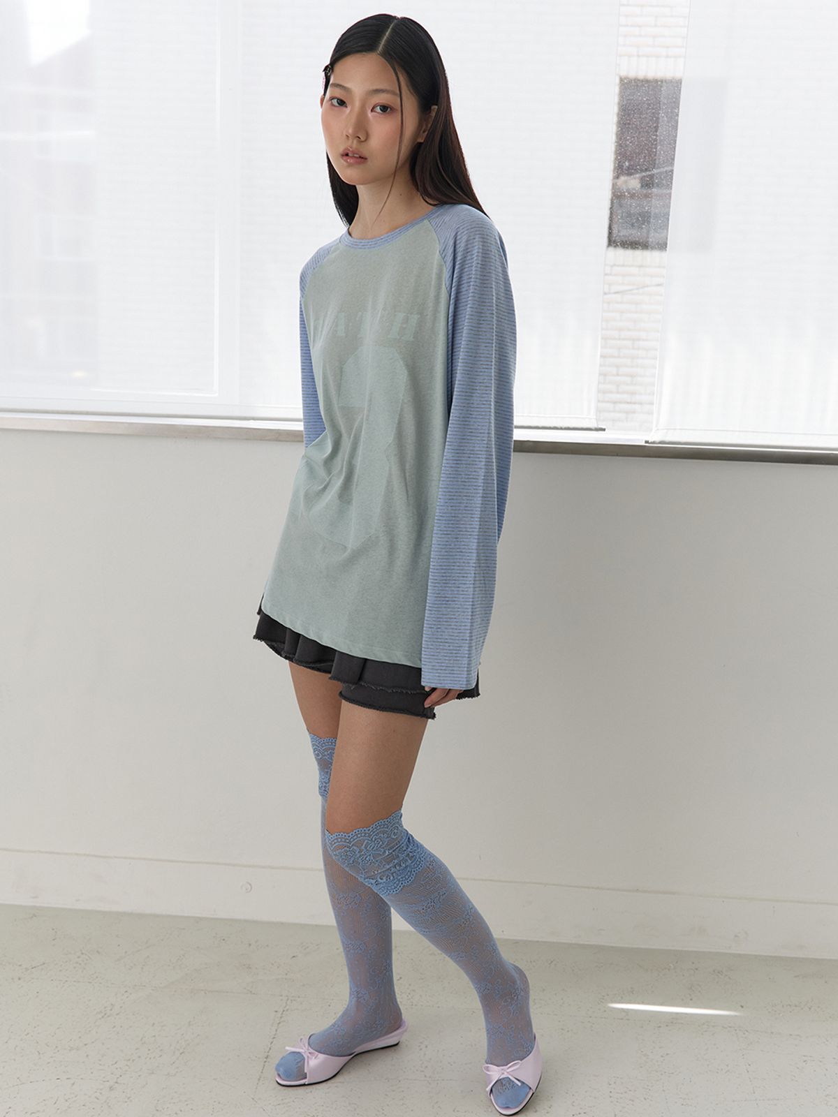 어펙션(AFFECTION) Match Raglan T-shirt (Mint)