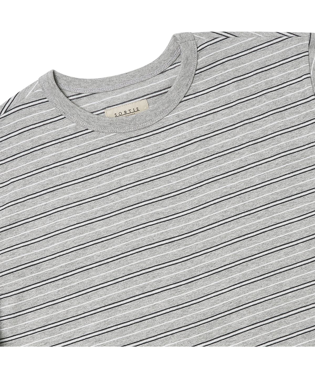 솔티(SORTIE) VTG Stripe T-Shirts (Gray)