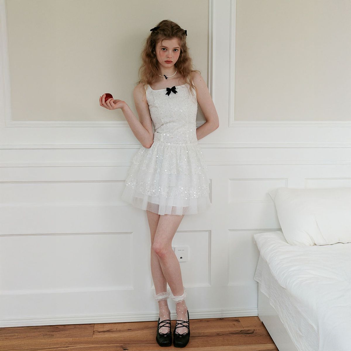 쎄무아듀(CEST MOIDEW) Cest_Sequin tulle sleeveless dress