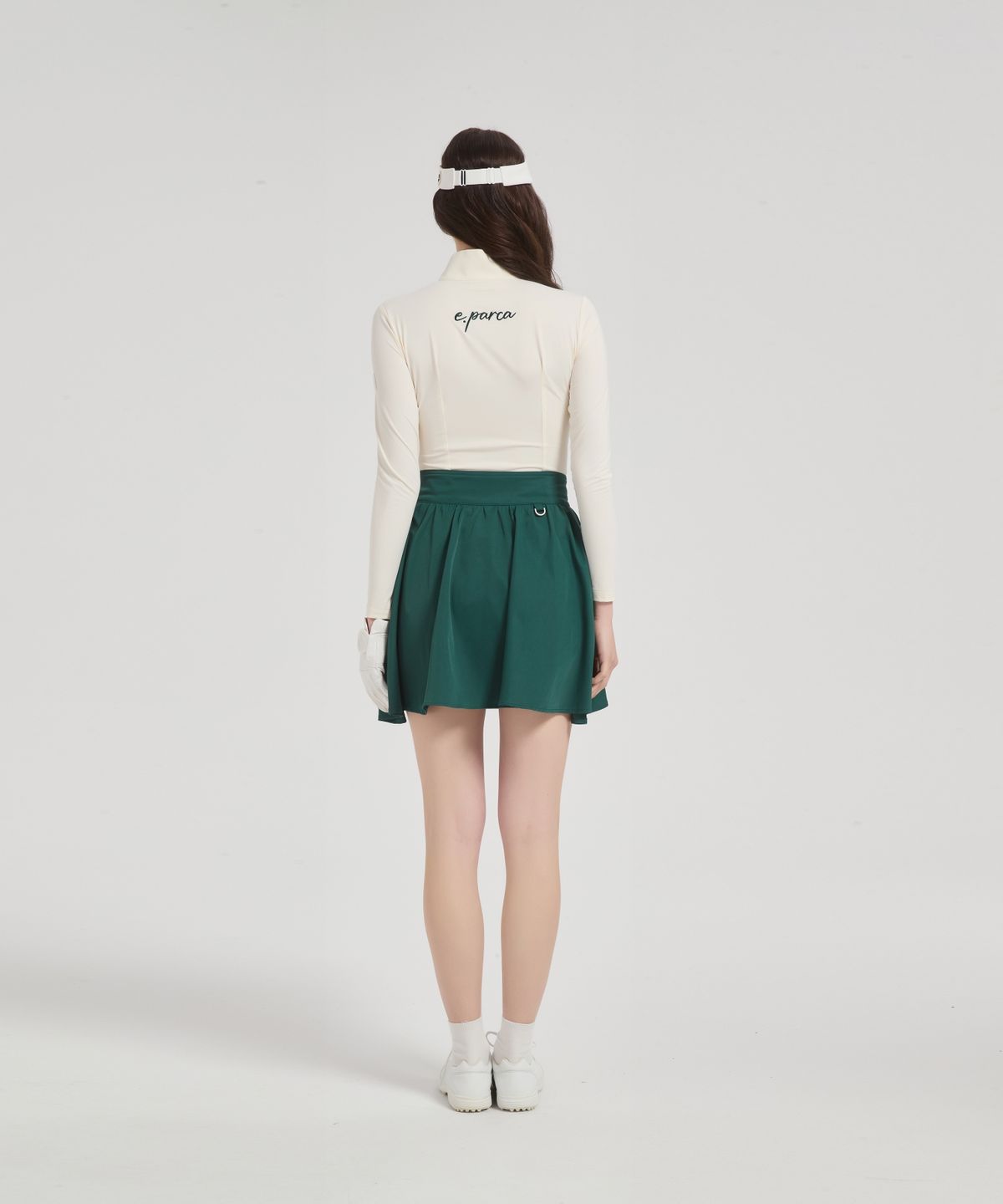 이파르카(E.PARCA) 파인트리 하이웨이스트 플레어 스커트