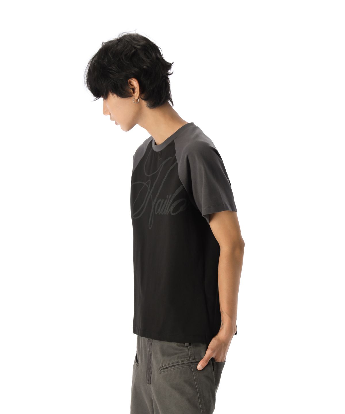 헤일로(HAIILO) Signed Raglan (Stamp-charcoal)