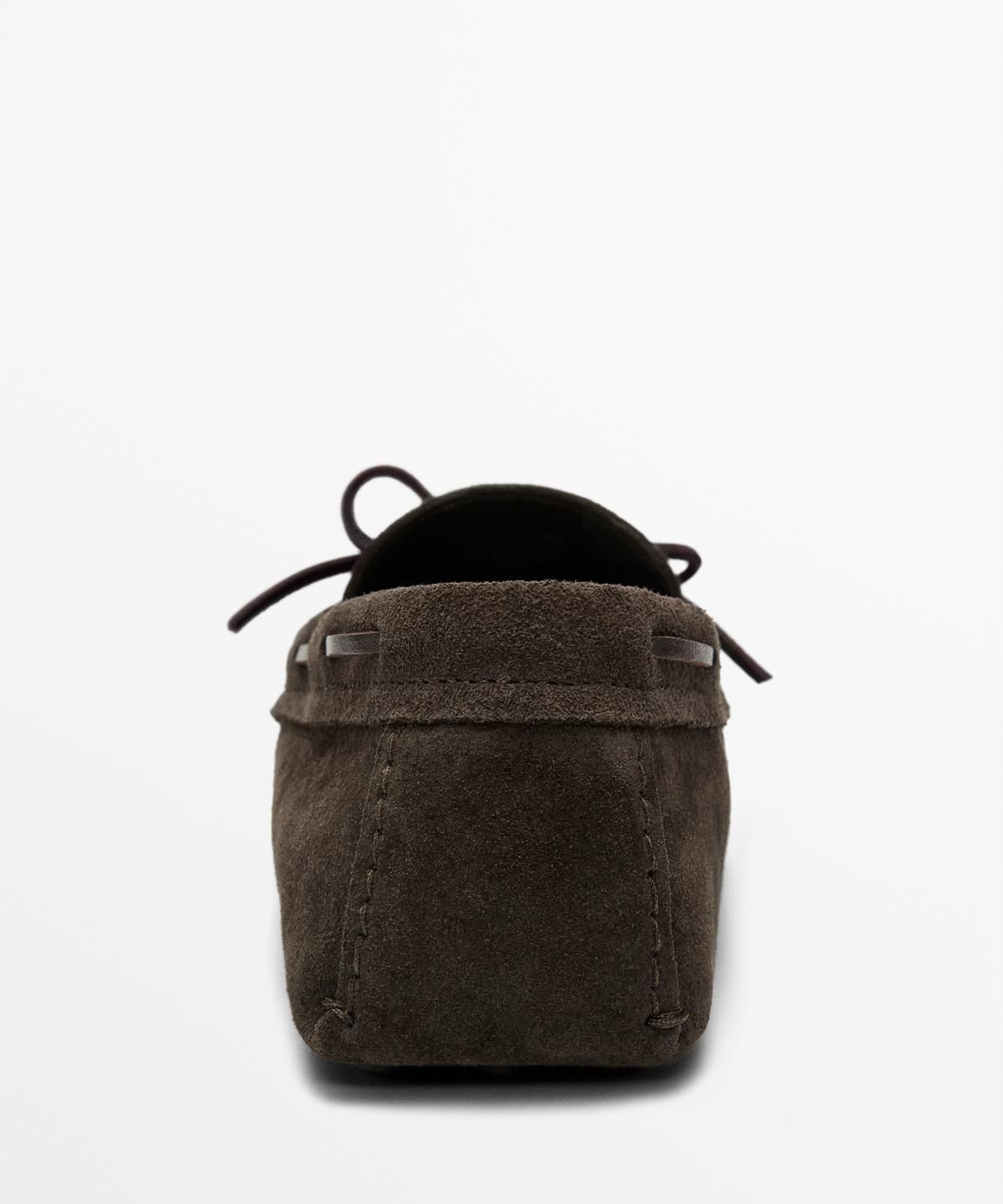 마시모두띠(MASSIMO DUTTI) 지오와 가죽 레이스 로퍼