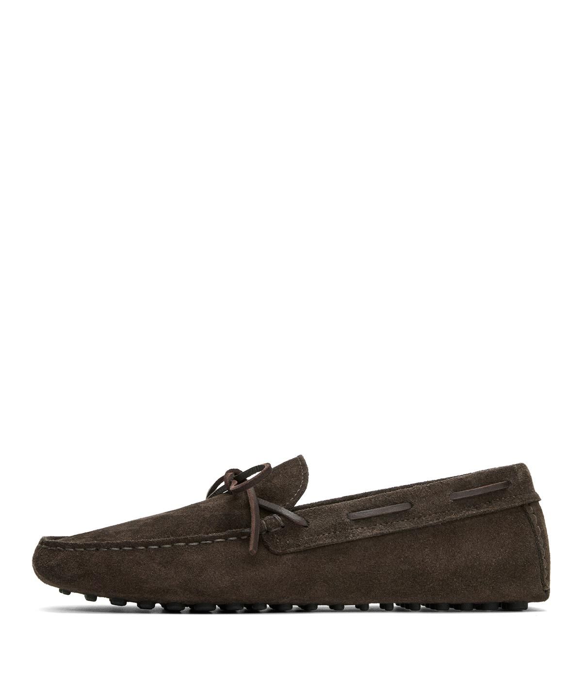 마시모두띠(MASSIMO DUTTI) 지오와 가죽 레이스 로퍼
