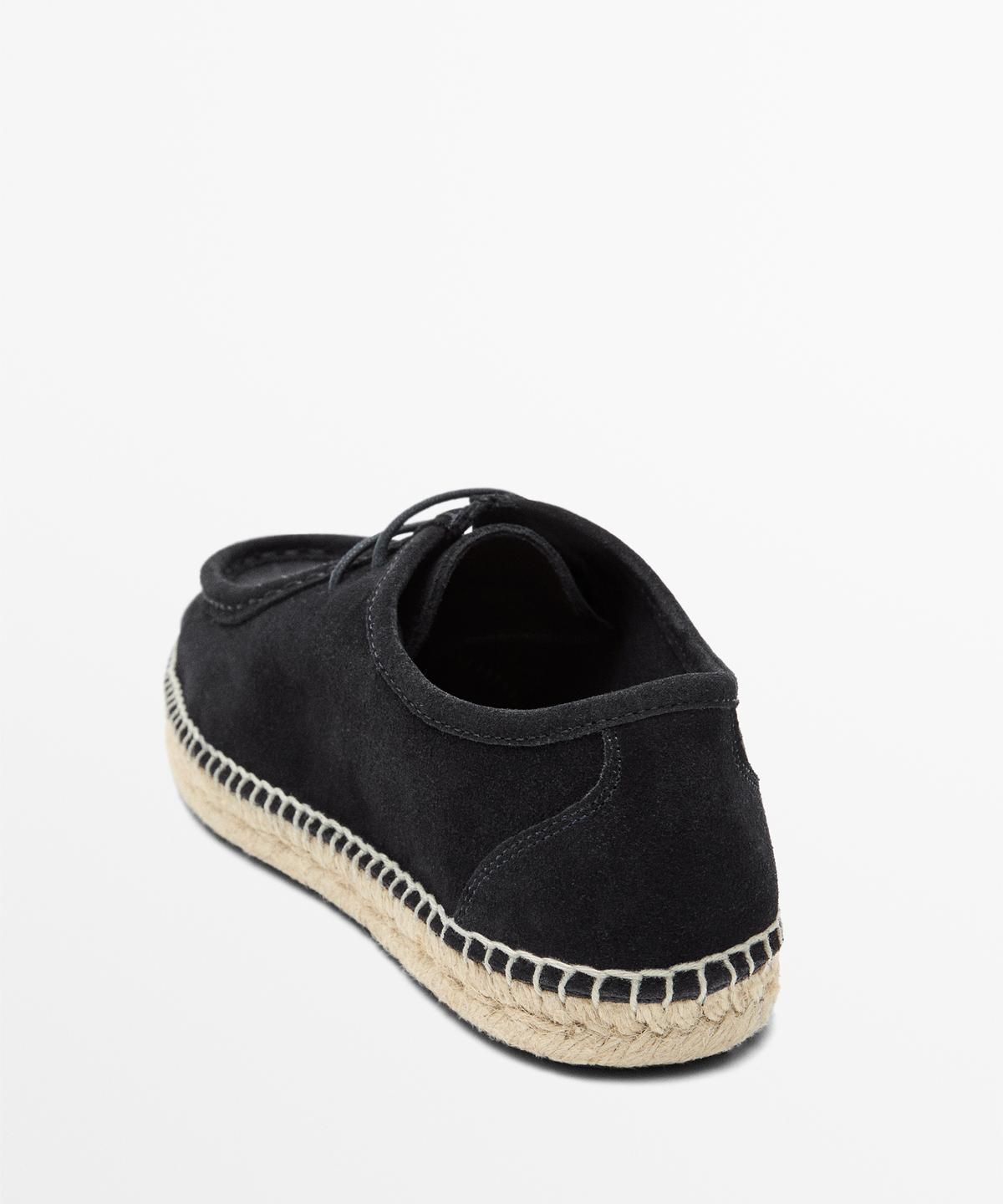 마시모두띠(MASSIMO DUTTI) 스플릿 스웨이드 스티치 디테일 주트 슈즈