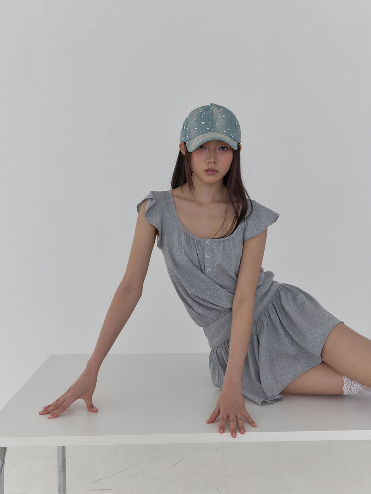어펙션(AFFECTION) Clover Dress (Gray)