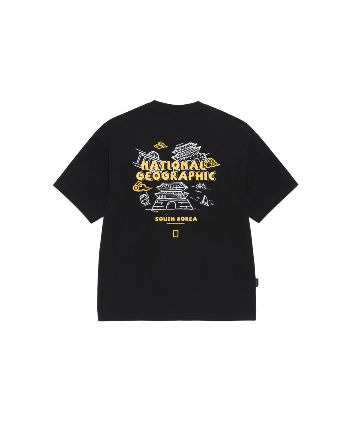 내셔널지오그래픽(NATIONALGEOGRAPHIC) N262UTS924 [ROK] 랜드마크 그래픽 반팔 티셔츠 BLACK