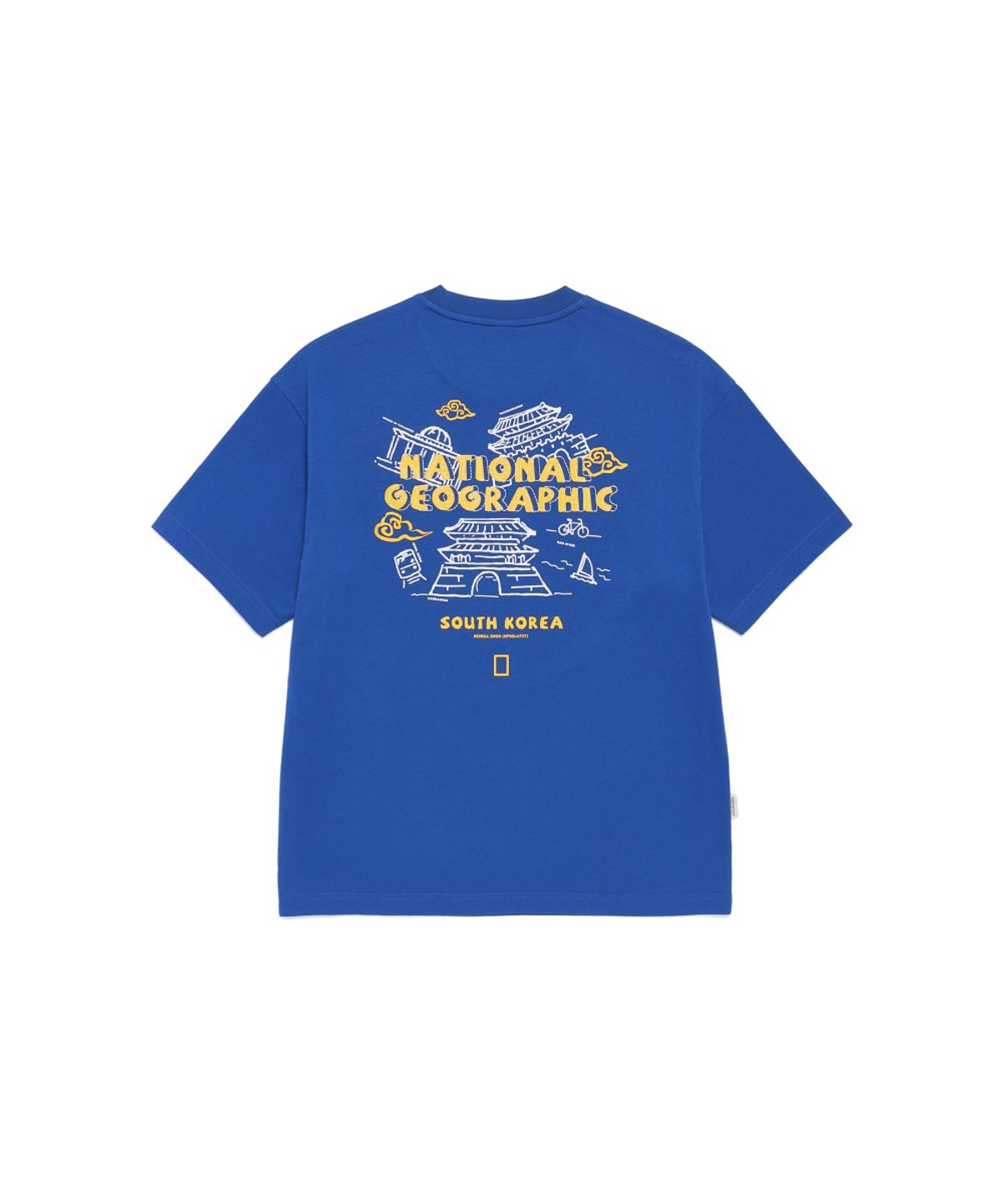 내셔널지오그래픽(NATIONALGEOGRAPHIC) N262UTS924 [ROK] 랜드마크 그래픽 반팔 티셔츠 BLUE