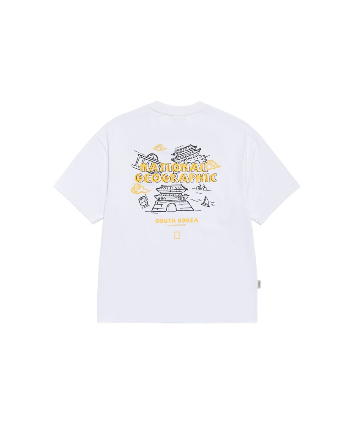 내셔널지오그래픽(NATIONALGEOGRAPHIC) N262UTS924 [ROK] 랜드마크 그래픽 반팔 티셔츠 WHITE