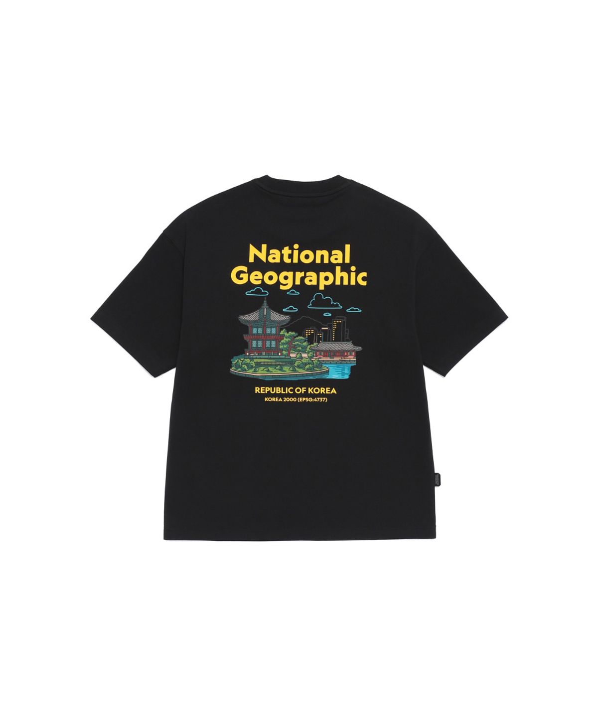 내셔널지오그래픽(NATIONALGEOGRAPHIC) N262UTS921 [ROK] 광화문 그래픽 반팔 티셔츠 BLACK