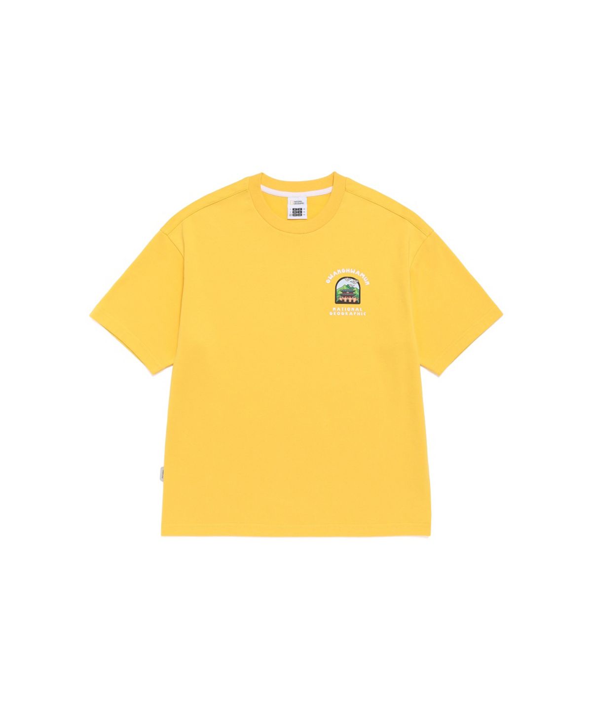 내셔널지오그래픽(NATIONALGEOGRAPHIC) N262UTS921 [ROK] 광화문 그래픽 반팔 티셔츠 YELLOW