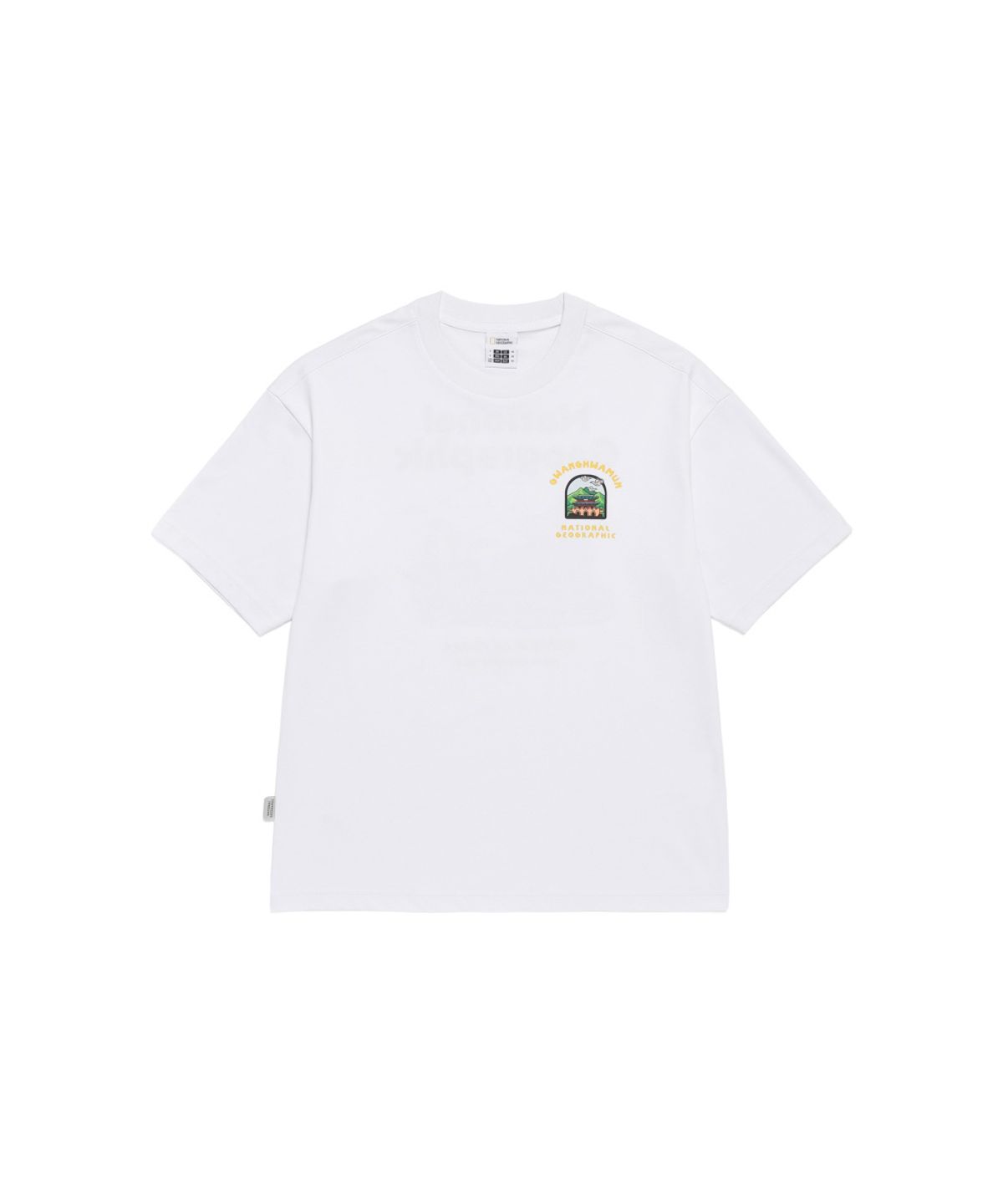 내셔널지오그래픽(NATIONALGEOGRAPHIC) N262UTS921 [ROK] 광화문 그래픽 반팔 티셔츠 WHITE