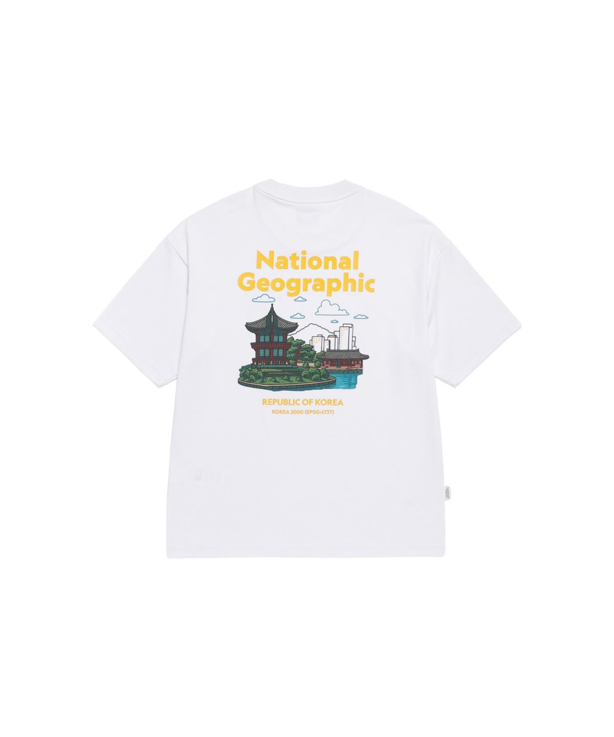 내셔널지오그래픽(NATIONALGEOGRAPHIC) N262UTS921 [ROK] 광화문 그래픽 반팔 티셔츠 WHITE
