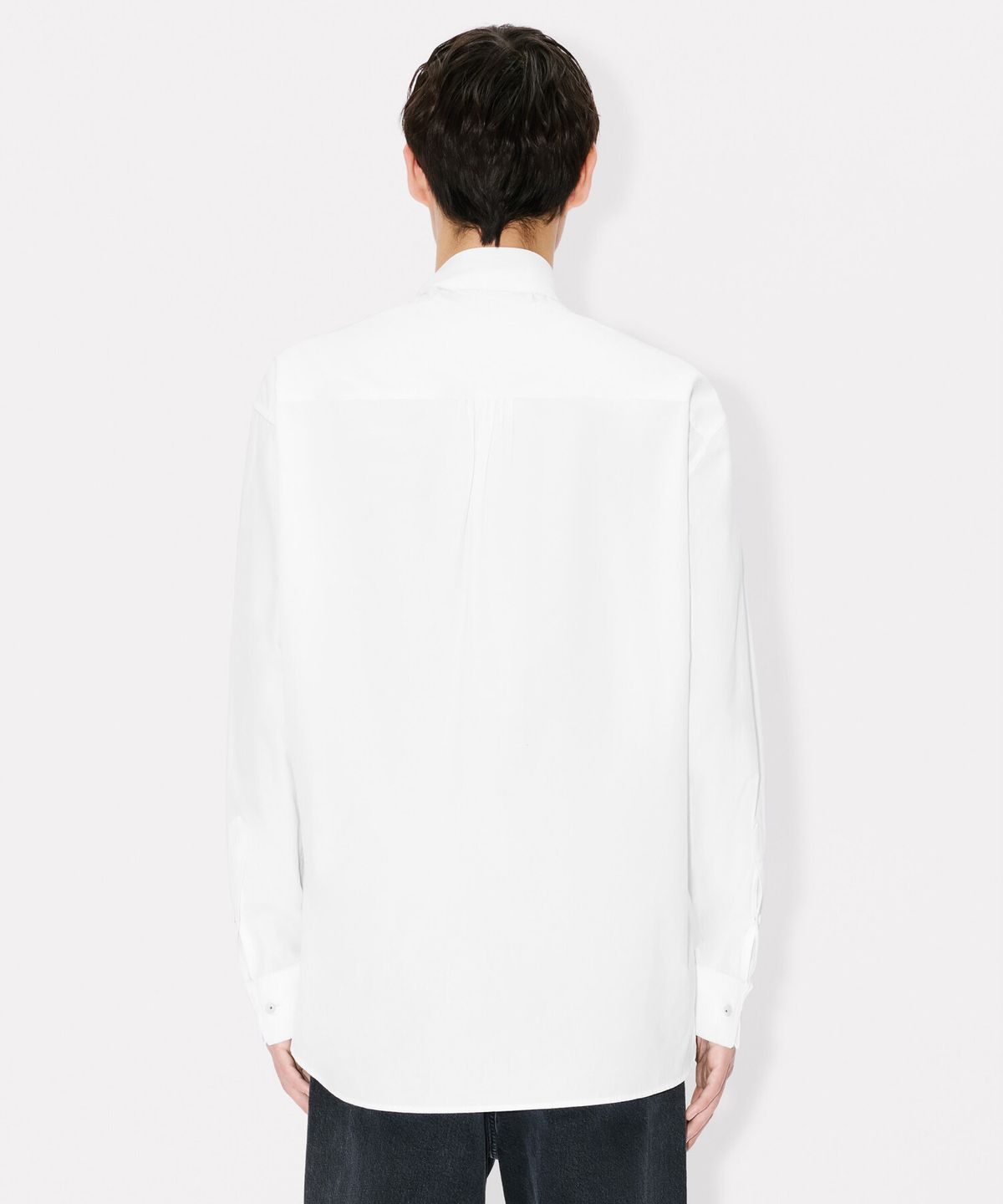 겐조(KENZO) 남성 26SS 보 카라 셔츠_K265AMI102WHA