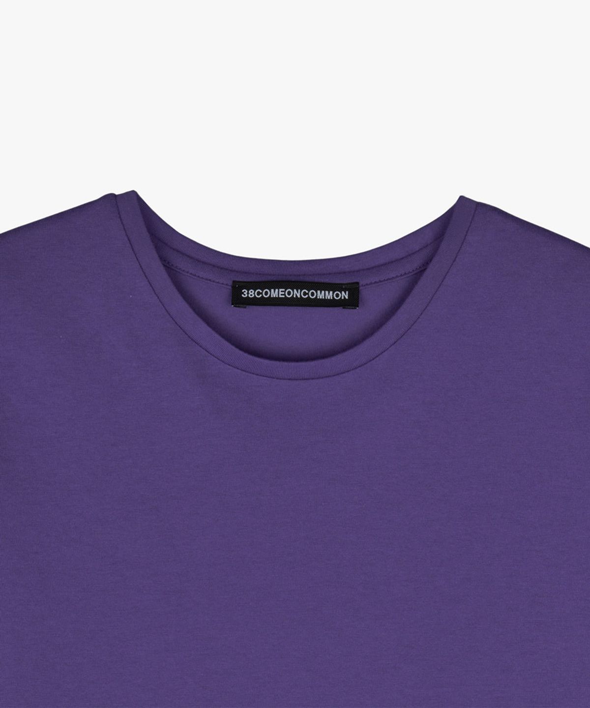 38컴온커먼(38COMEONCOMMON) Regular Light Cotton T-Shirts (Purple)