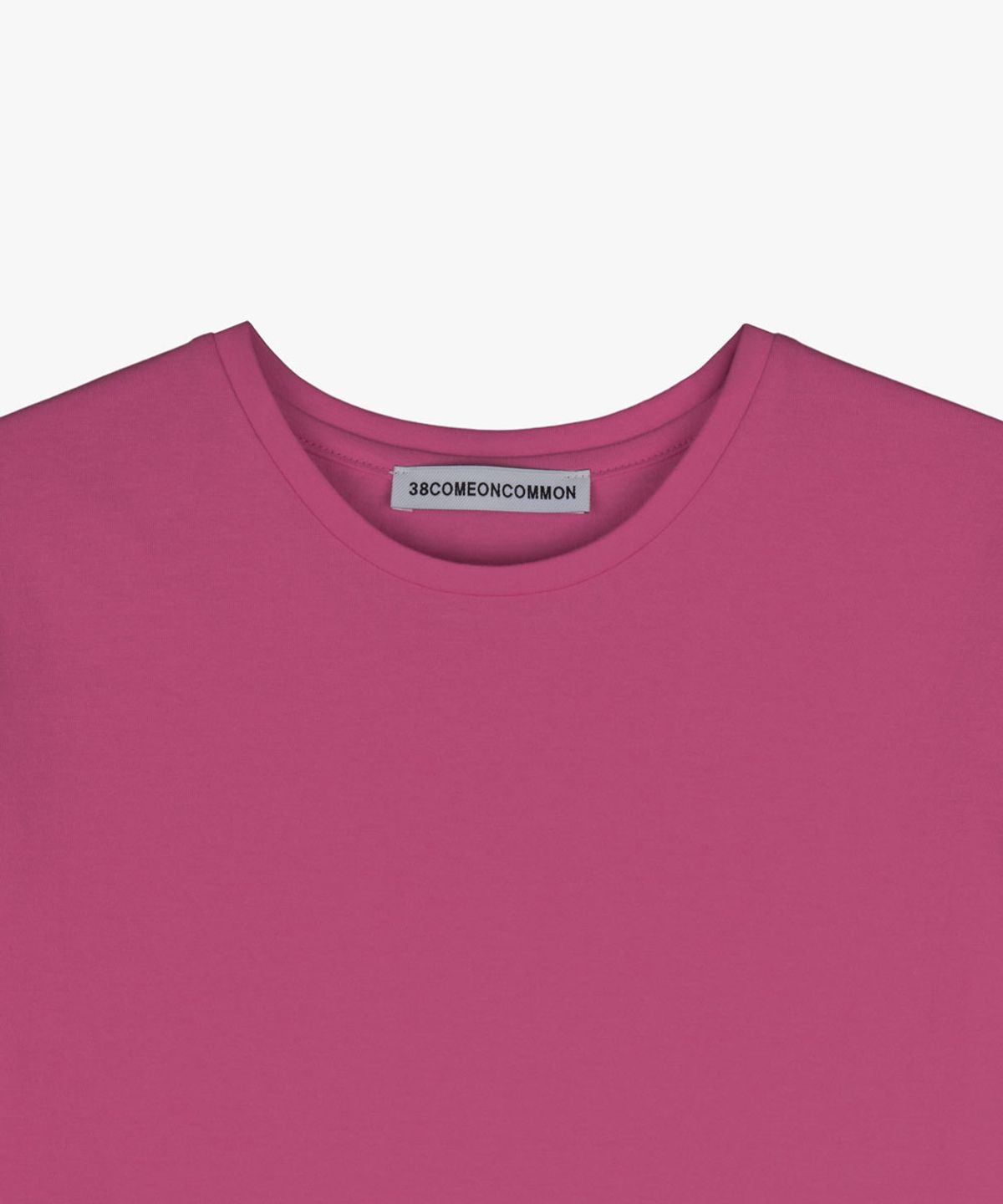 38컴온커먼(38COMEONCOMMON) Regular Light Cotton T-Shirts (Berry Pink)