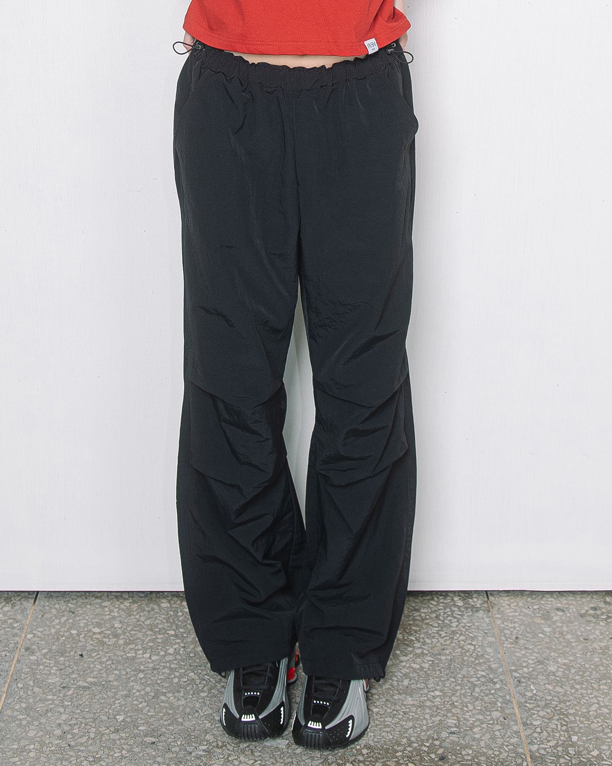 해비즘(HAVISM) NYLON PARACHUTE PANTS(BLACK)