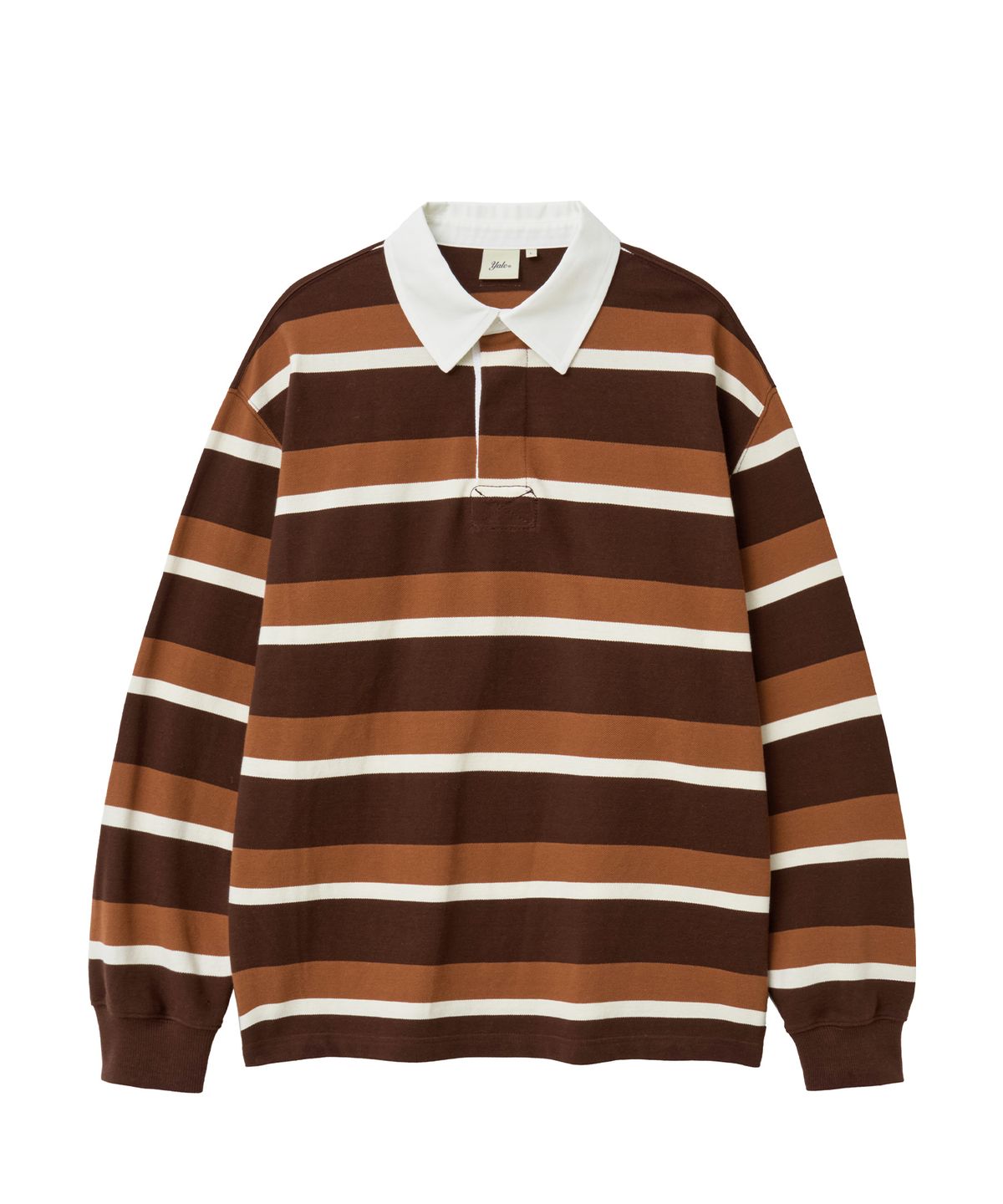 예일(YALE) 스트라이프 럭비 피케 긴팔 티셔츠 3 Colors
