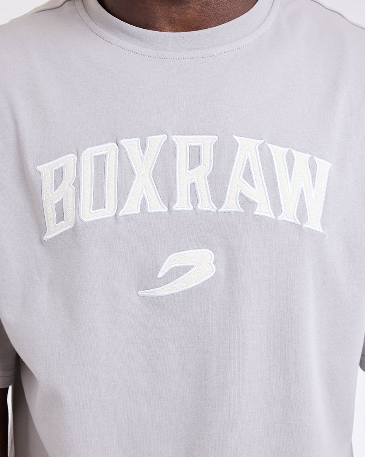 복스로(BOXRAW) 이스트 스트리트 오버사이즈 티셔츠 - 남성 M BXRW-U-ESOT [그레이]